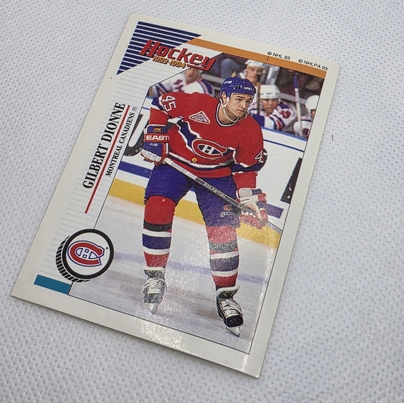 1993-94 Panini Hockey Gilbert Dionne Montreal Canadiens #18 Sticker - Picture 2 of 3